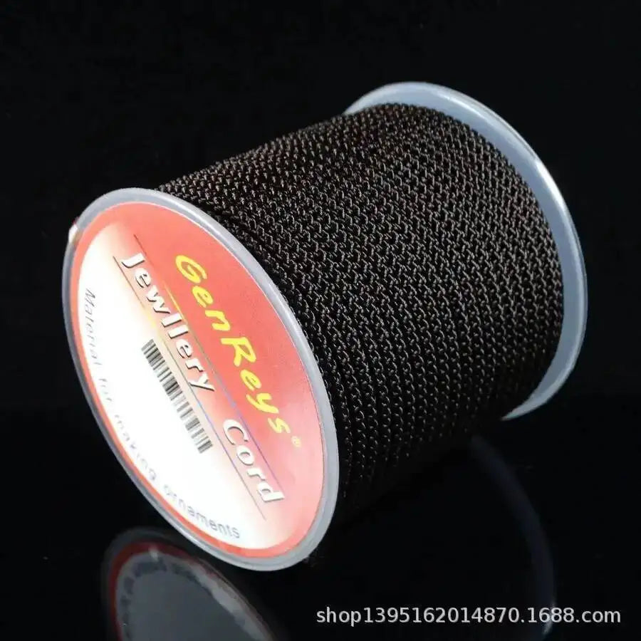 2.3mm 10meter Jewelry Thread DIY Bracelet Rope Thread Woven Rope Morandi Strands Line Woven Yarn Oasis Select Deep Coffee 10m 2.3mm