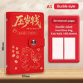 With Password Lock 100 Envelopes Money Saving Challenge Lucky Money PU Savings Binder Reusable Portable Money Collection Book Oasis Select A1