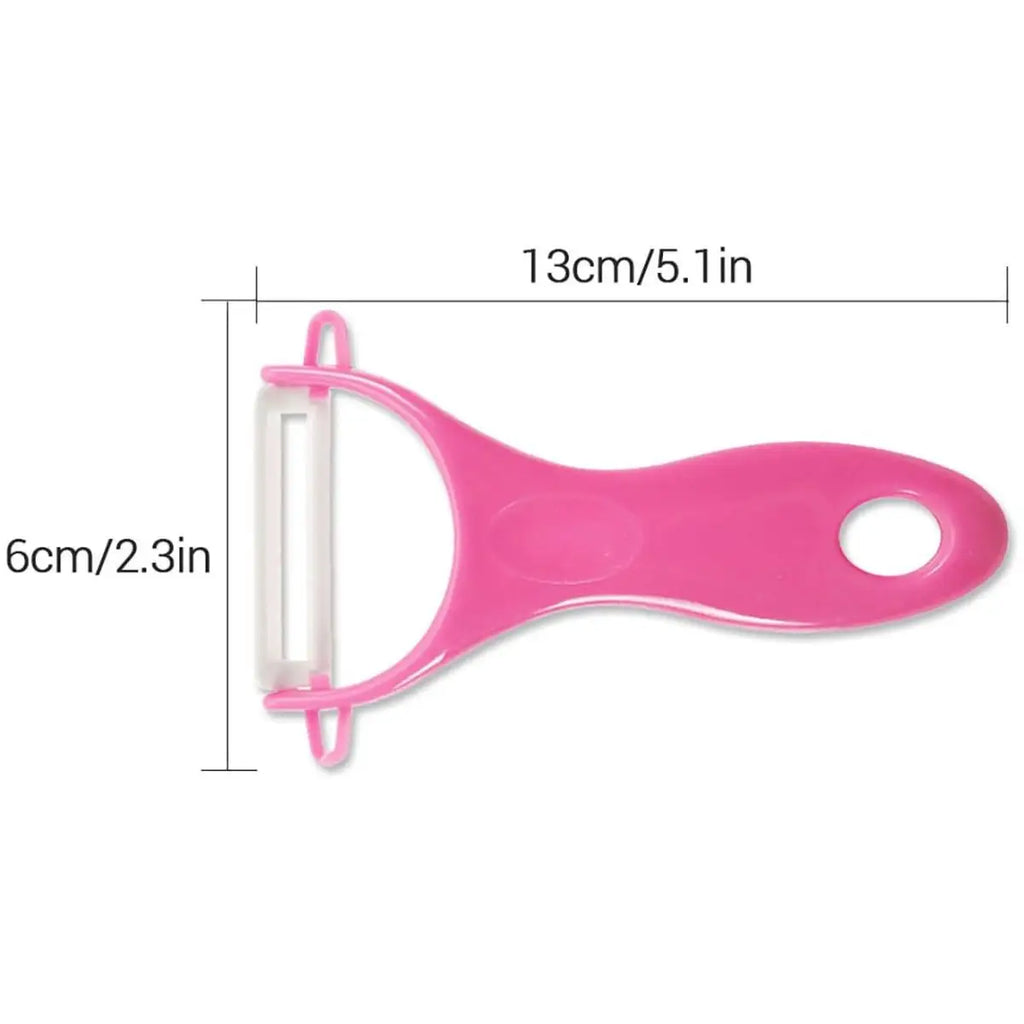 3pcs Ceramic peeler, fruit peeler, kitchen vegetable peeler, ceramic does not rust, potatoes carrot fruits Oasis Select