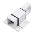 AAAAA AluminumAlloyBlack/Gray Window Gate Security Pull Ring Spring Bounce DoorBoltAutomatic Latch Lock Black Grey Window Oasis Select White China Mainland