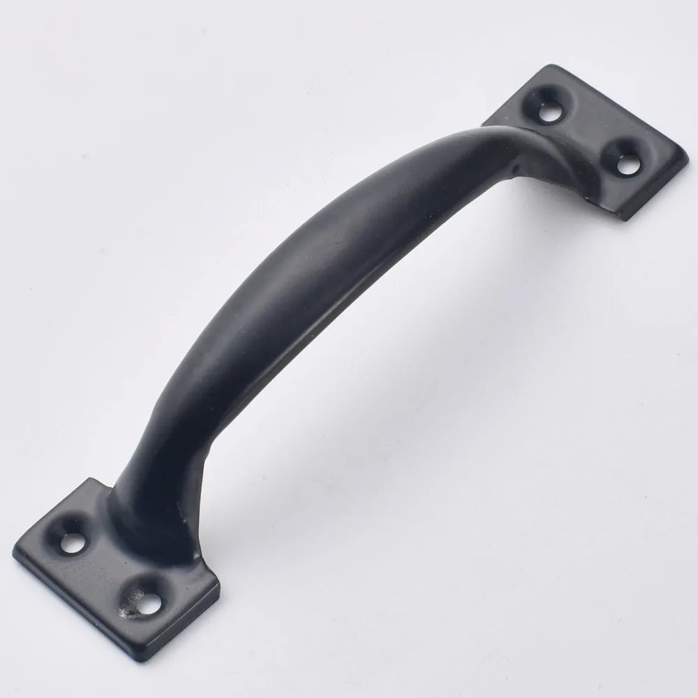 Bow-Shaped Iron Furniture Handle Vintage Drawer Wardrobe Cabinet Door Handle 5 Inch Garages Sheds Door Knob Hardware Pull