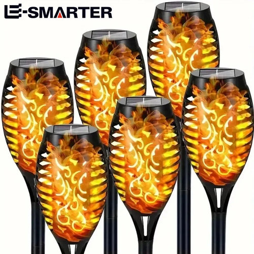12 LED Solar Flame Torch Light | Waterproof Garden Path Lamp Solar Garden Torch Oasis Select
