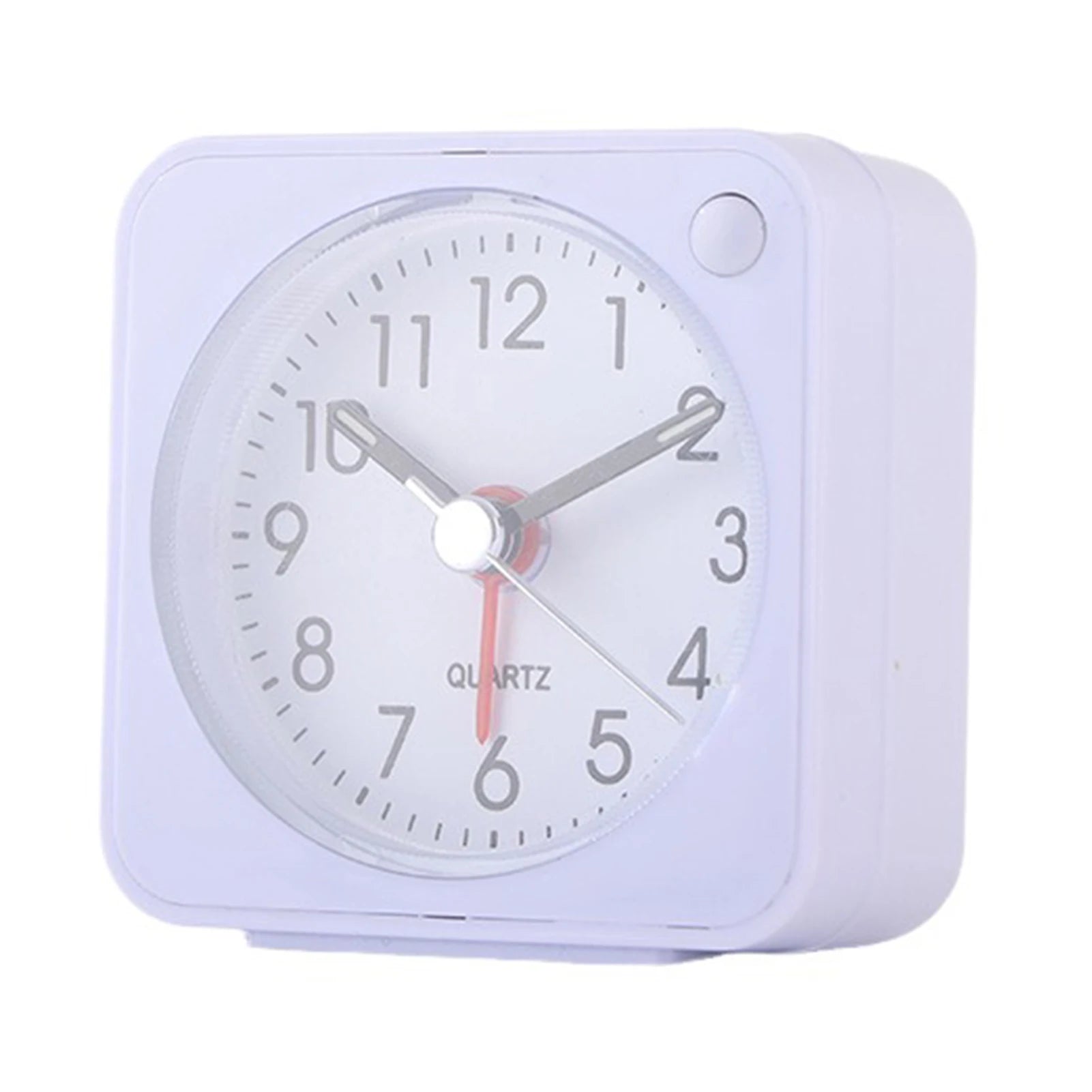 Mini Square Travel Alarm Clock – Silent, Compact & Night Light