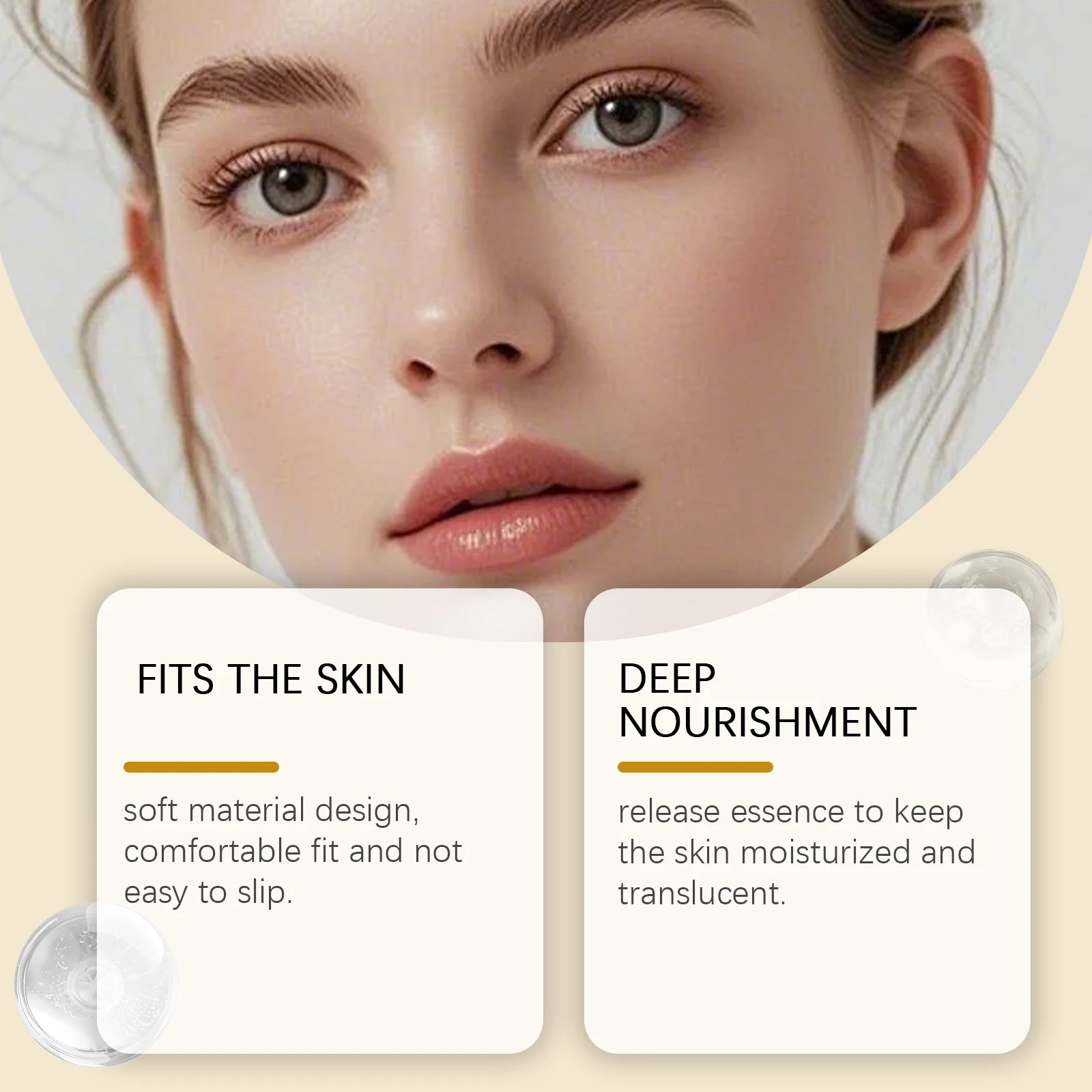 Collagen Protein Water Soluble Patches for Forehead Eye Area Absorbable Elasticity Firming Moisturizing Essence Patch Face Care Oasis Select