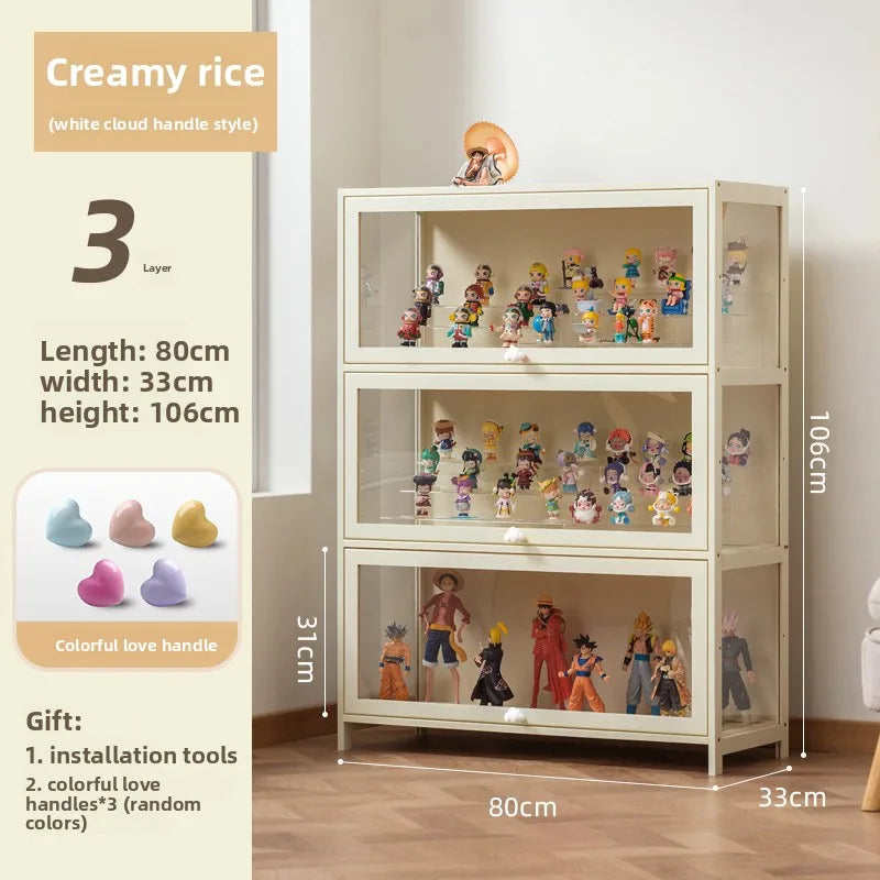 Showcase Figure Lego Up Building Block Storage Box Household Toy