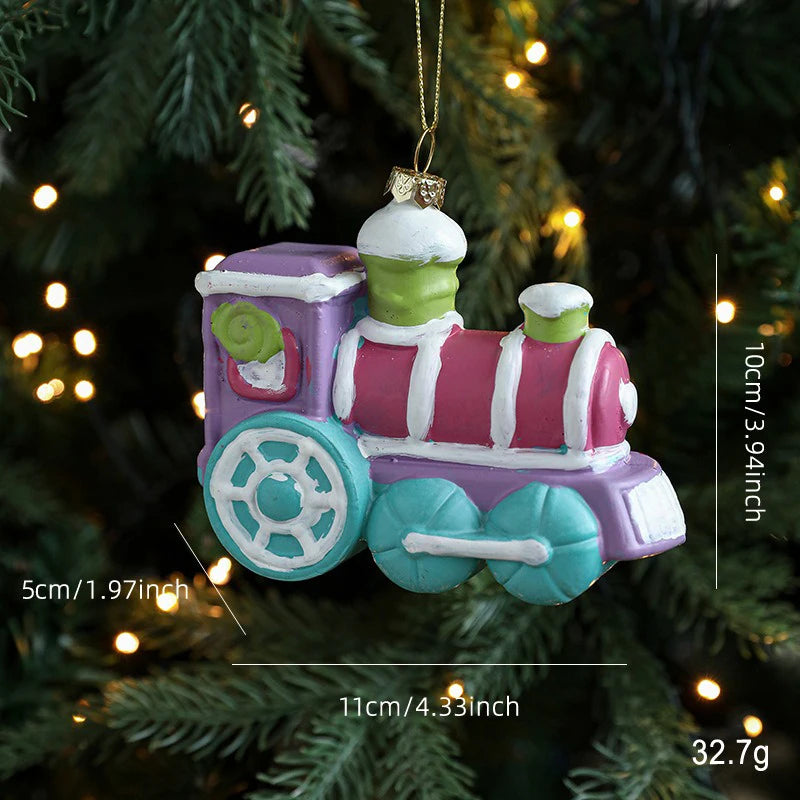 Macaron Christmas Hanging Ornaments – Cute Tree Pendants