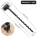 SLADE Manual Auger Drill – Carbon Steel Bushcraft Wood Tool Manual Auger Drill Oasis Select 10 x 230mm