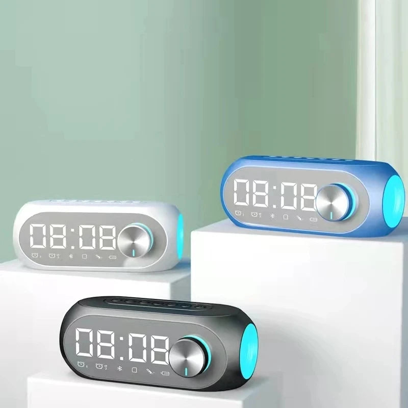 AyeBeau S8 Bluetooth Alarm Clock Speaker with FM Radio