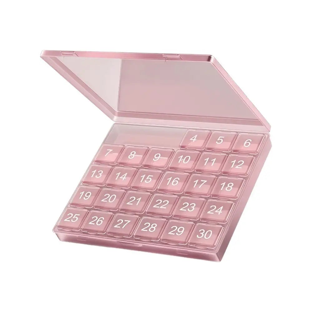 30-Day Monthly Pill Organizer – Transparent Leakproof Case