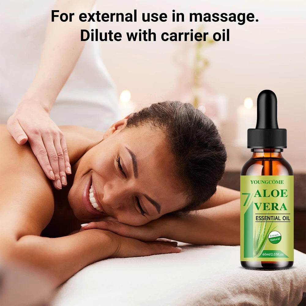 Organic Aloe Vera Oil – Hydrating Skin & Hair Nourishing Oil Aloe Vera Body Oil Oasis Select