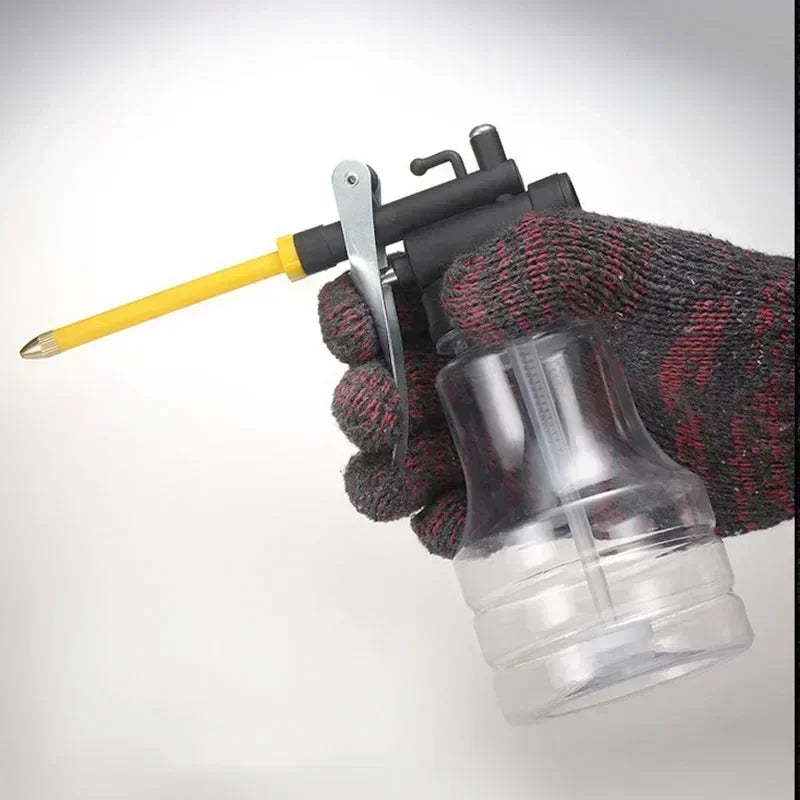 New 250ml Transparent Oil Can Oiler Lubrication Oil Plastic Machine Pump High Pressure Pump Oiler Grease Gun Oasis Select