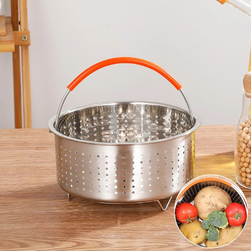Stainless Steel Steamer Basket for 3/6/8 Qt Pressure Cooker