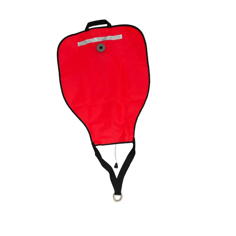 50LBS Scuba Diving Lift Bag Cave Wreck Diving Salvage Refloatation Gear Equipment with Over Pressure Valve Oasis Select red