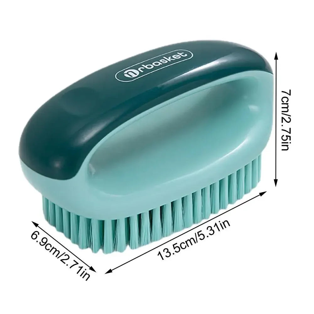 Soft Bristle Shoe Cleaning Brush – Anti-Slip & Hangable Shoe Cleaning Brush Oasis Select Green