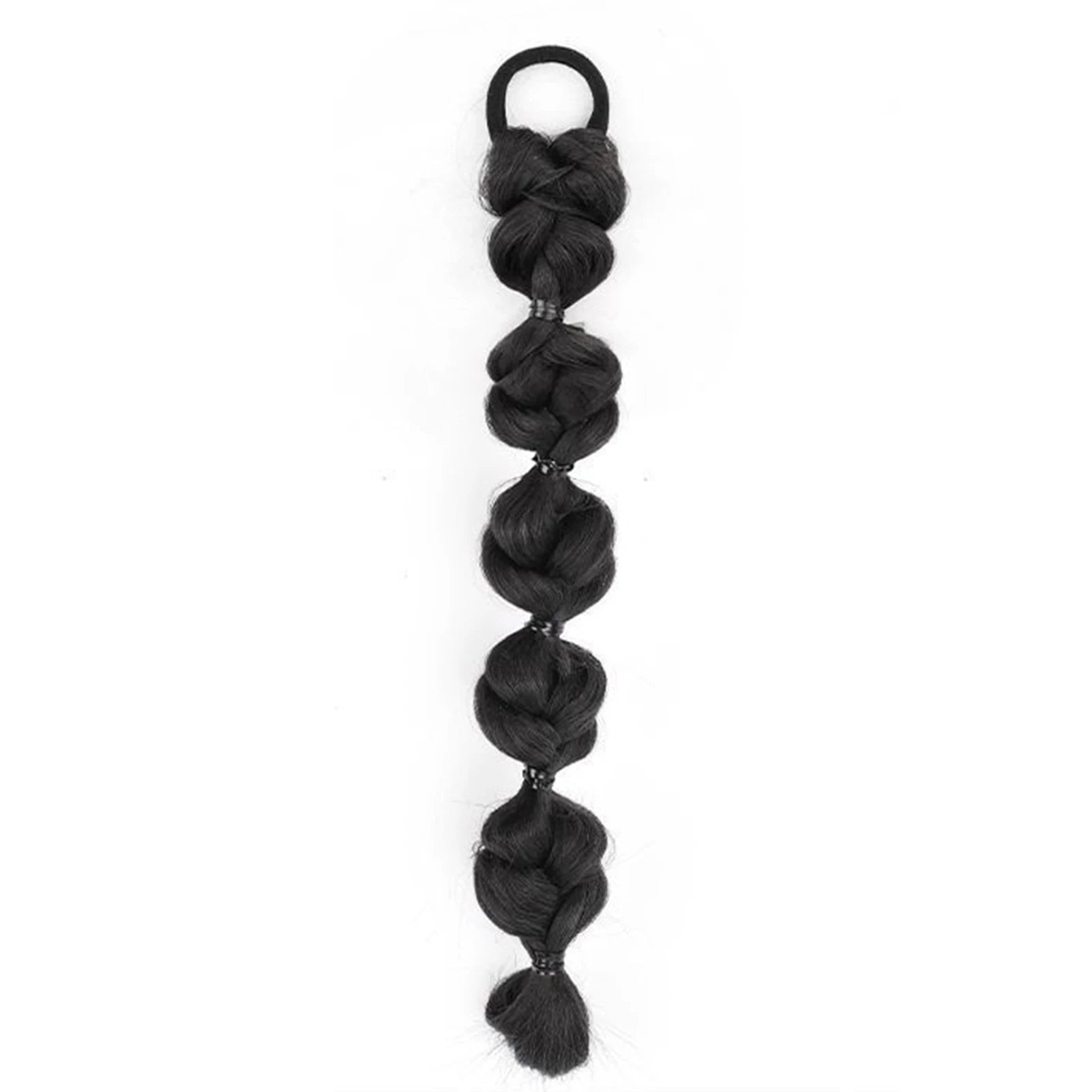 Synthetic Bubble Braid Ponytail Wig – Clip-In Hair Extension