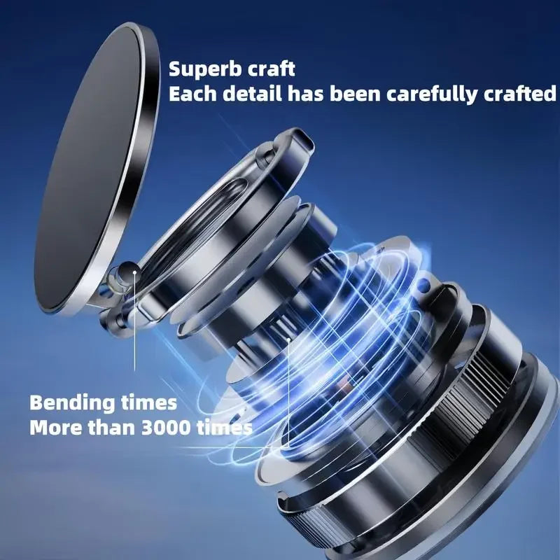 360 Adjustable Vacuum Magnetic Phones Holder Suction Cup Phone Mount for Magsafe Portable Cell Phone Holder for Cars Makeup Gym Oasis Select