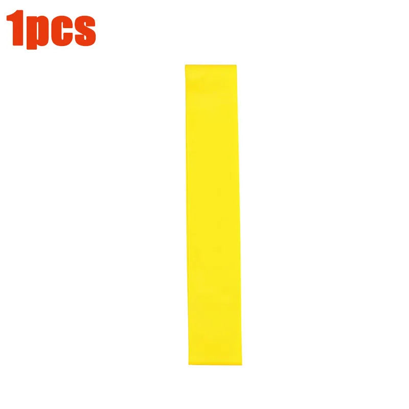 1/2Pcs Resistance Bands, Exercise Bands, Full Body Fitness Bands, Hip, Leg, Arm, Home Gym, Yoga And Pilates Stretching Bands Oasis Select Yellow-1pcs