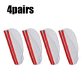 1/2/3/4pairs Car Rearview Mirror Rain Eyebrow Carbon Fiber Universal Car Rain Shield Reversing Mirror Rain Cover Car Accessorie Oasis Select 4pairs Transparent