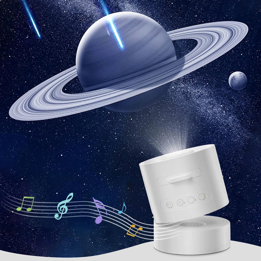Projector Night Light USB Powered Starry Light Projector 360 ° Rotate Saturn-Galaxy Projector for Kid's Bedroom Gifts Home Decor Oasis Select