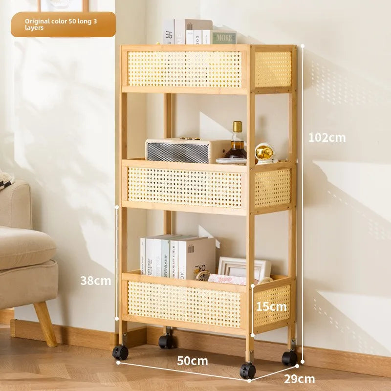 Shelf removable trolley side office under table book storage cabinet student schoolbag placement artifact Oasis Select Primary-Large