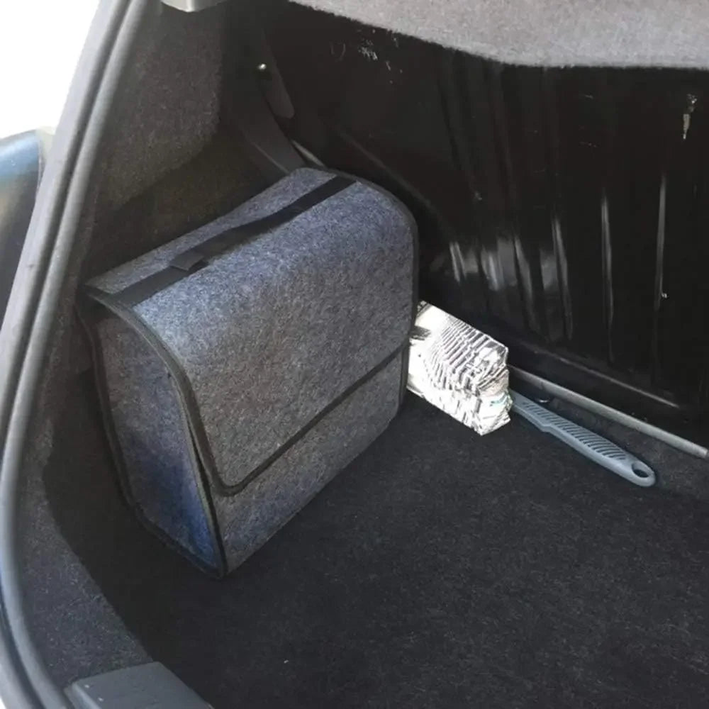 Car Storage Box Felt Small Trunk Storage Portable Car Foldable Storage Box Oasis Select