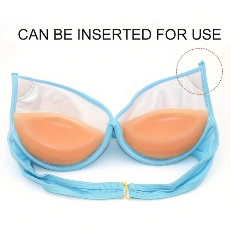 2PCS Super Soft Silicone Breast Pad, Gel Booster Breast Pad, Chest Enhancement, Antiskid Adhesive Breast Pad Oasis Select