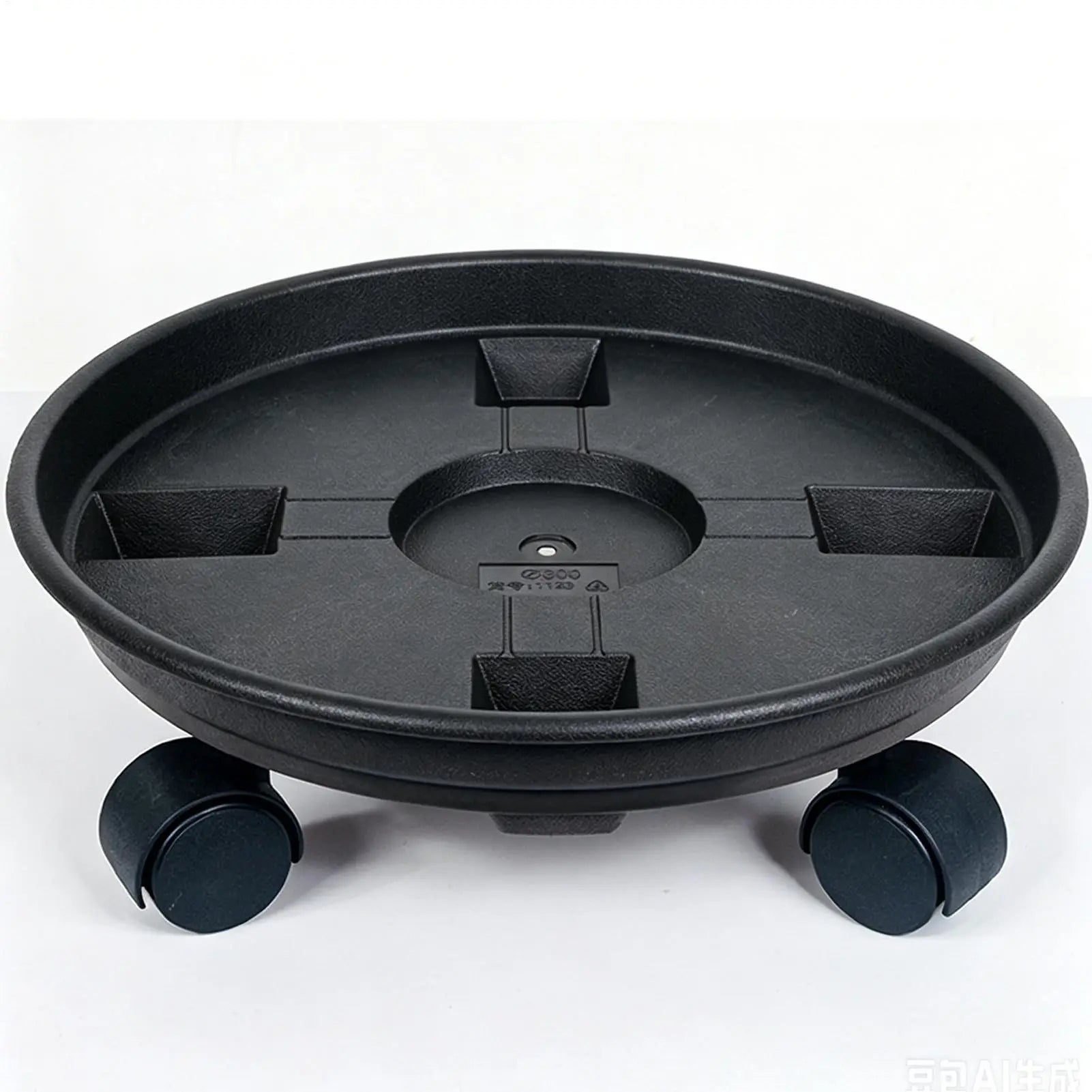 Universal Flower Pot Wheels Round Plastic Tray Heavy Duty Flower Pot Rack Plant Movable Rolling Potted Plant Stand With Rollers Oasis Select