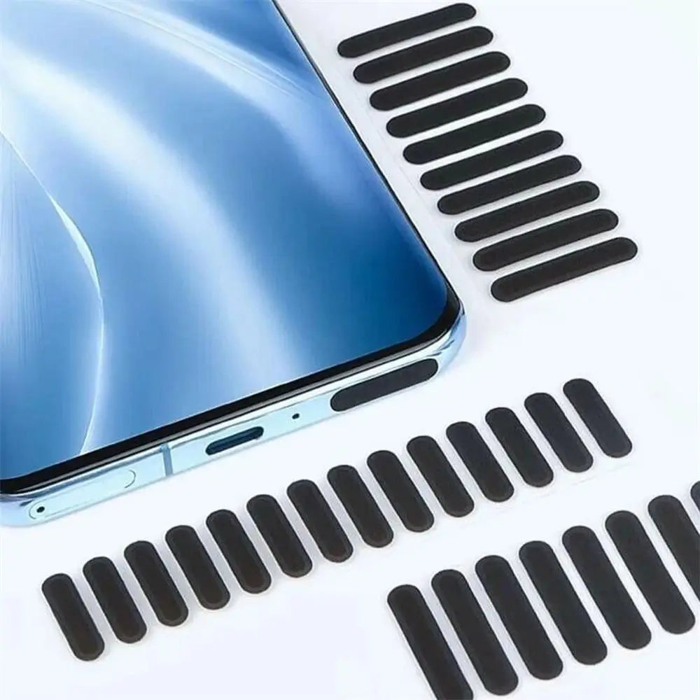 10Pcs/set Black Anti Dust Phone Speaker Net Phone Accessory Loudspeaker Dust Proof Mesh Nets Stickers Dust Nets Earpiece Net Oasis Select