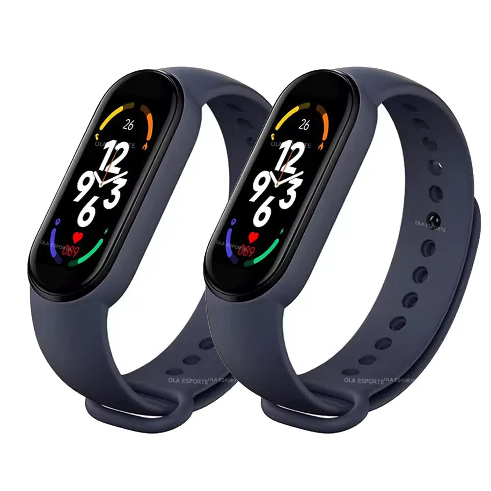 M7 Smartwatch Fitness Tracker – Heart Rate & Sleep Monitor