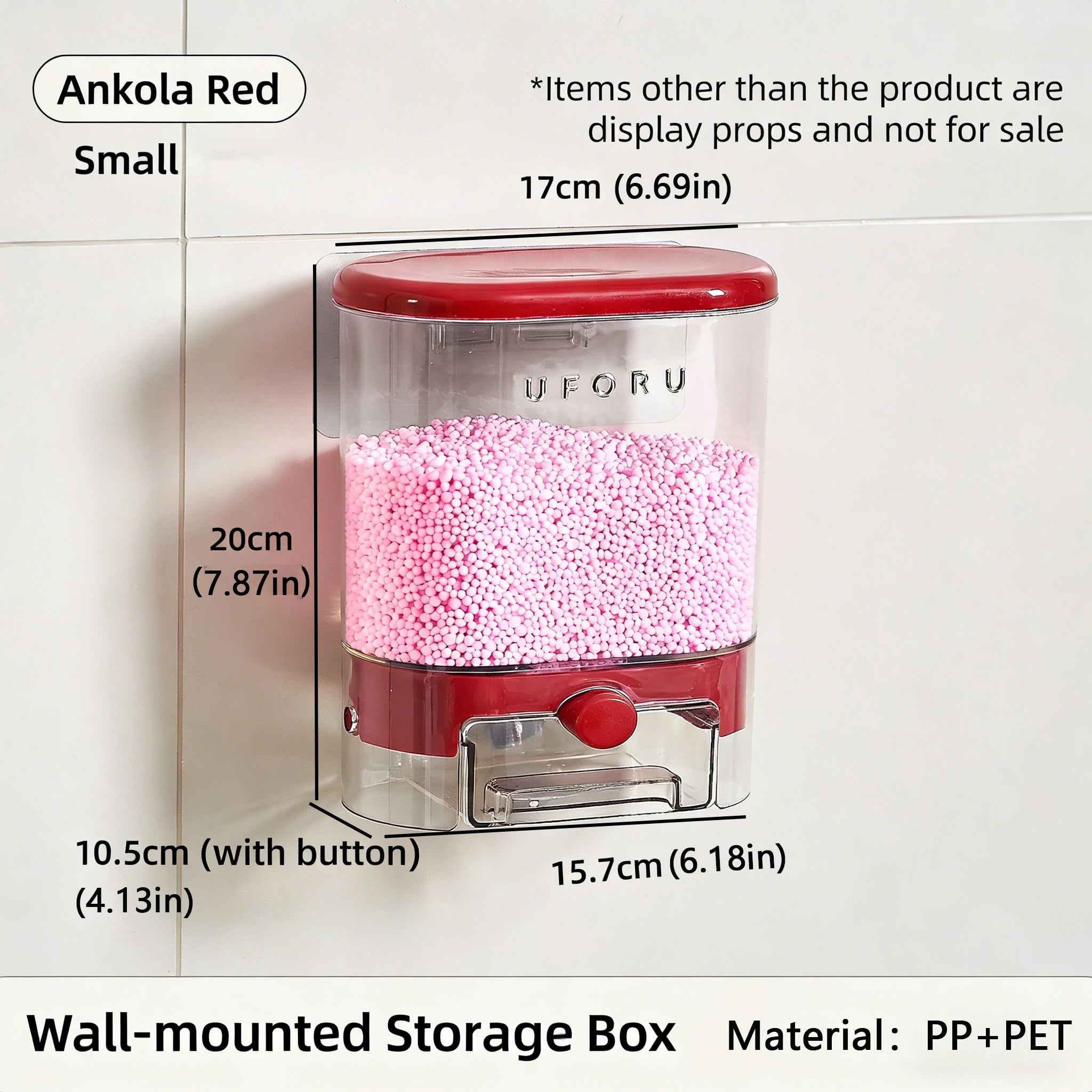 Laundry Detergent Dispenser, Scent Booster Beads Dispenser for Laundry Room Organization, Suitable for Beads, Stain Remover Powd Oasis Select Pink S