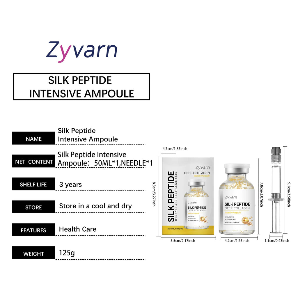 50ml Silk Peptide Collagen Serum Lifting Ampoule Tighten Skin Reduce Fine Lines Firming Elasticity Korean Skin Care Face Serum Oasis Select