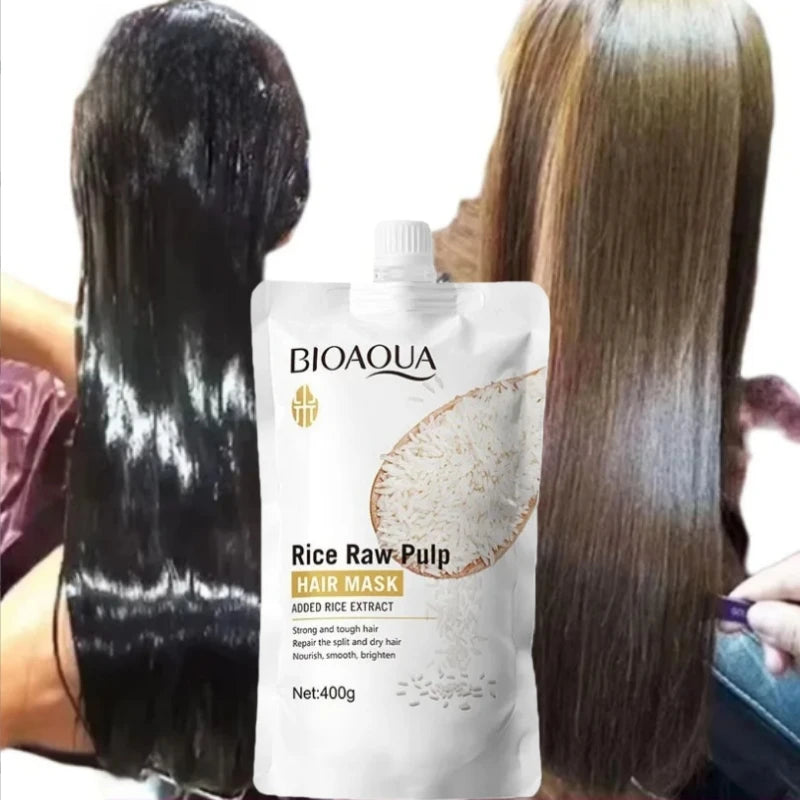 Rice Puree Hair Mask – Deep Conditioning for Frizz-Free Hair Deep Conditioning Hair Mask Oasis Select 400g