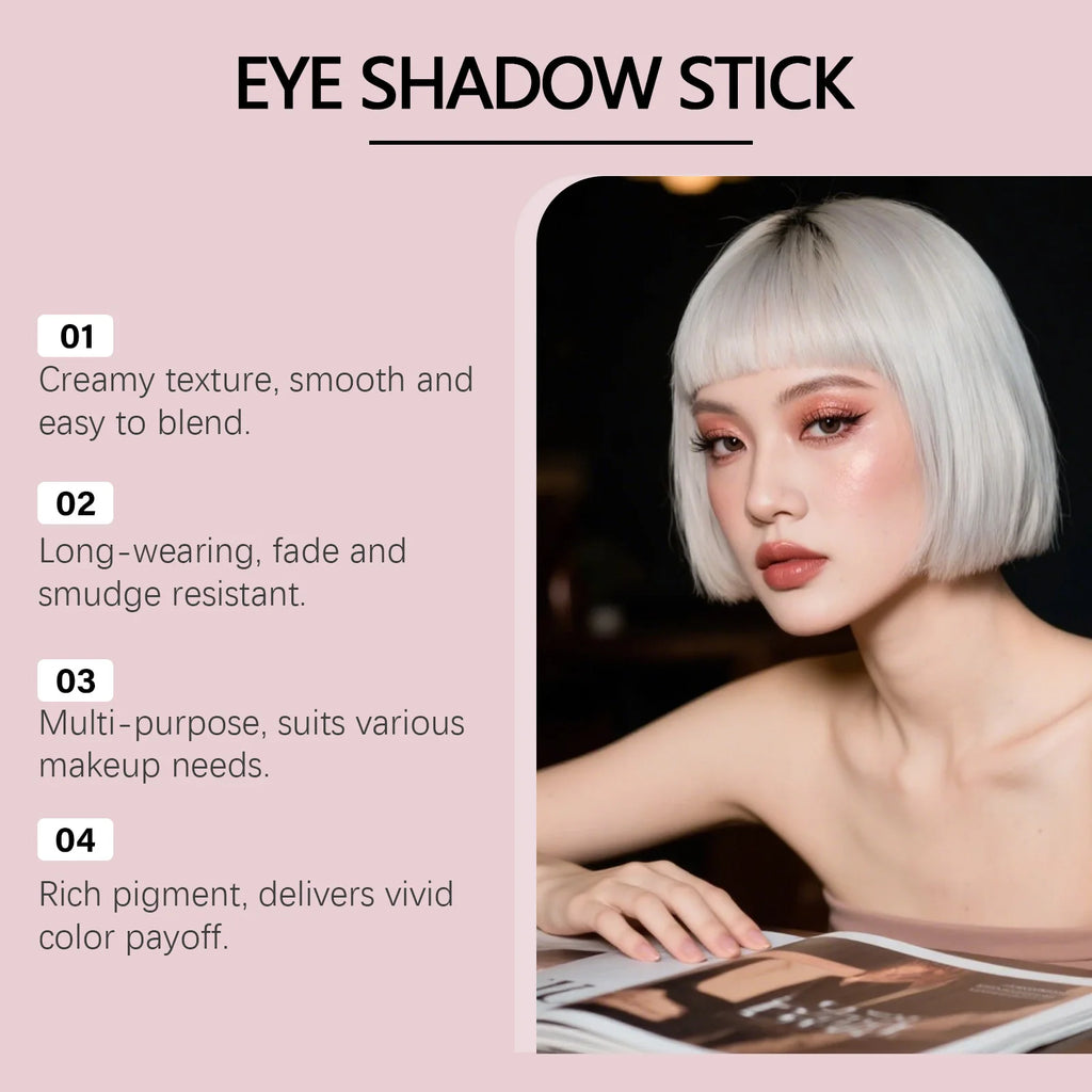Shimmer Cream Eyeshadow Stick – Pigmented & Long-Lasting
