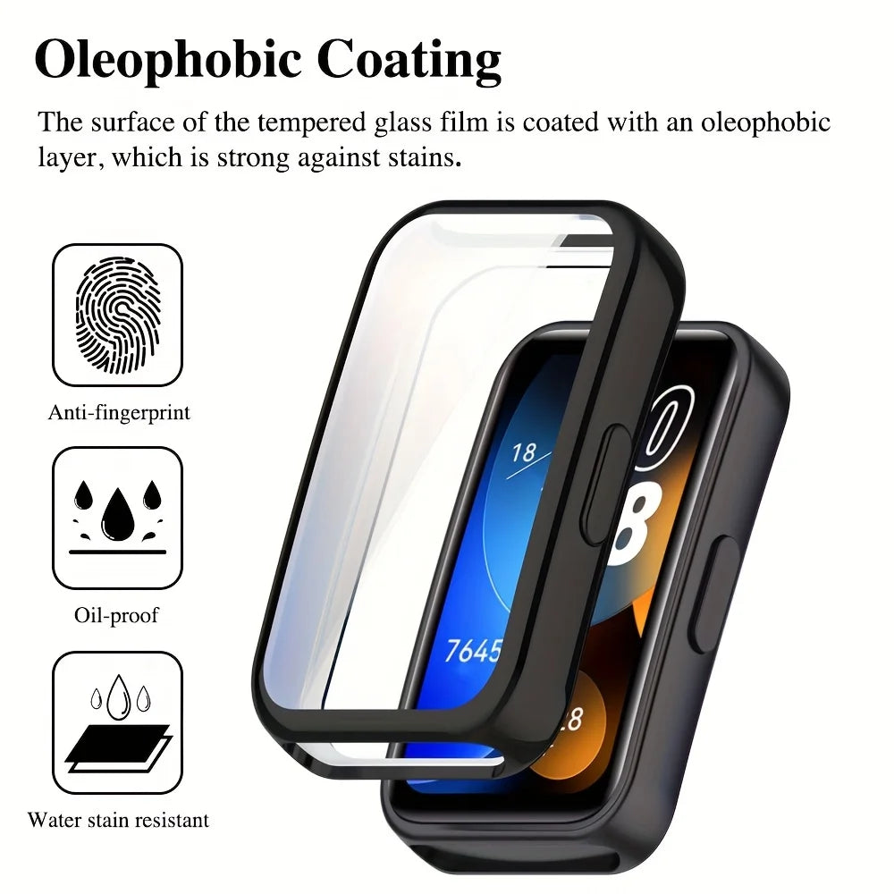 TPU Case & Screen Protector for Huawei Band 8 / 9 / 10 Smartband Protective Case Oasis Select