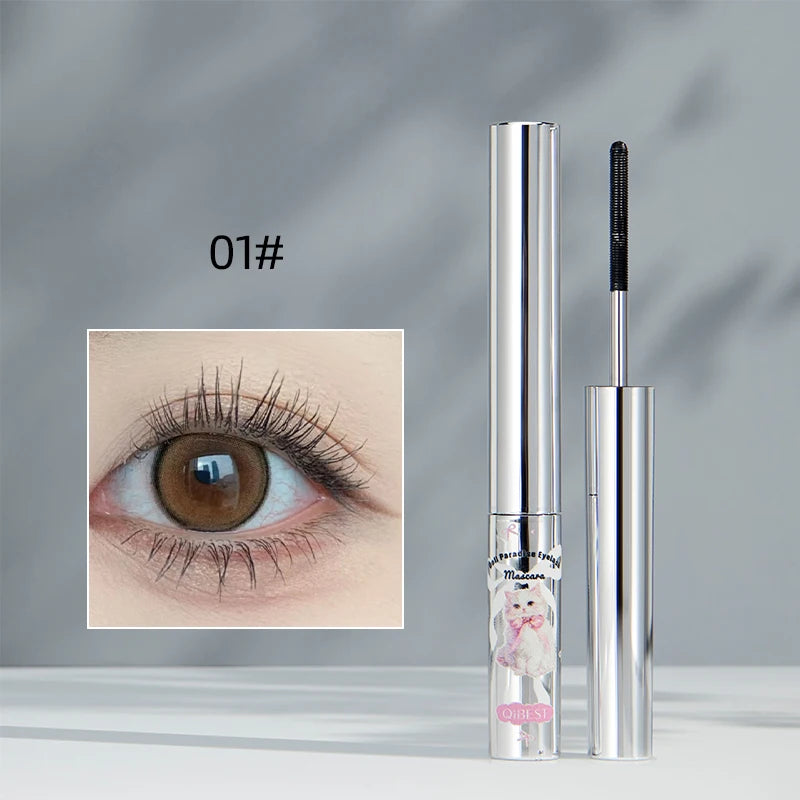 QiBest Waterproof Lengthening Mascara | Silk Fiber, No Clump