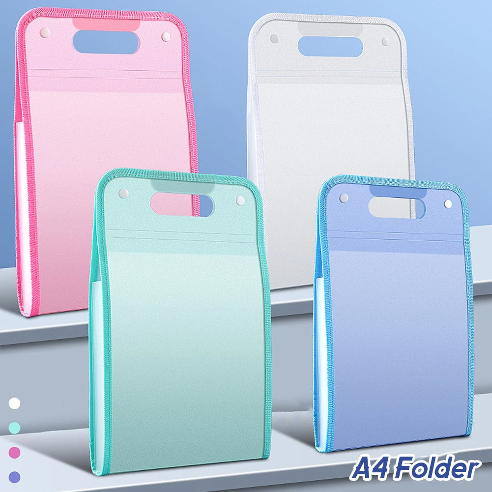 A4 Expanding File Folder – 13-Pocket Document Organizer Bag