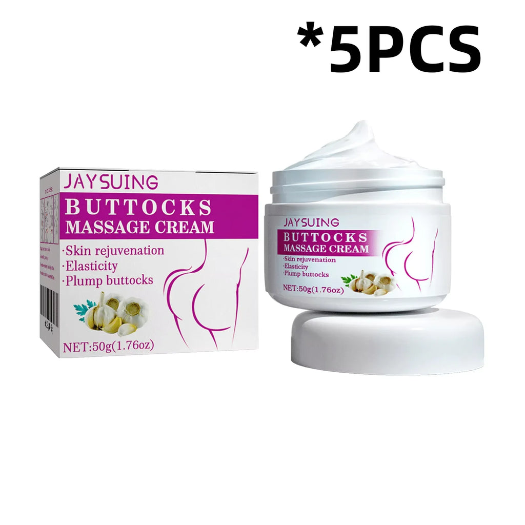 JAYSUING Hip Tightening Cream Promote Buttocks Growth Prevent Sagging Pull Voluptuous Sexy Improve Relaxation Hip Nourish Cream Oasis Select 50g Boxed X5 PCS