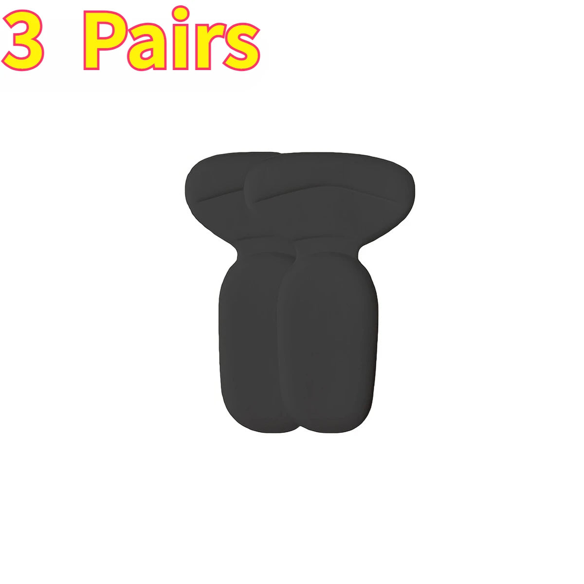 3/6/9 Heel Pads for Shoes Heel Cushion High Heels Ultra-Soft Cushioned Inserts to Prevent Rubbing Boost Comfort in Women's Shoes Oasis Select Black 3pairs