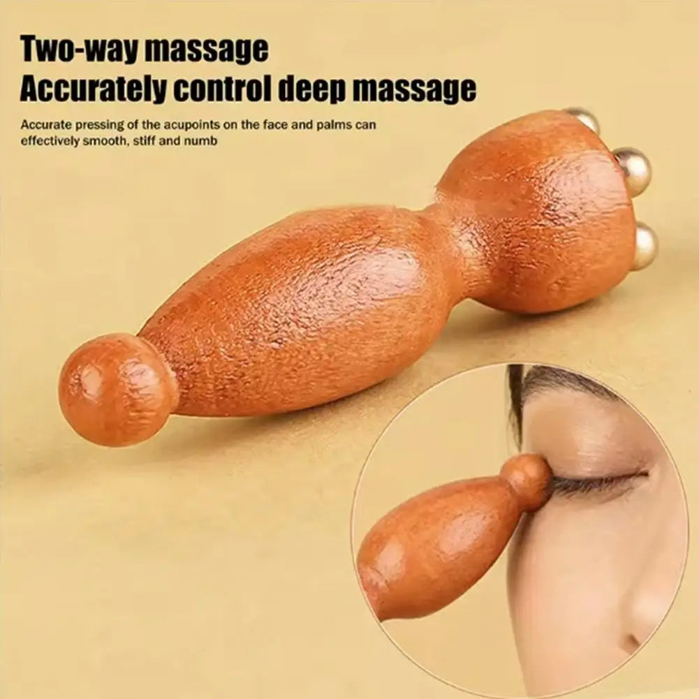 Lotus Seedpod Gua Sha Facial Massager – Brass & Rosewood Facial Gua Sha Tool Oasis Select