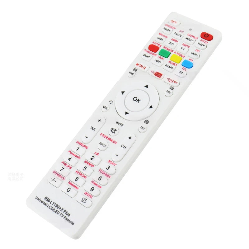Universal TV Remote Control RM-L1130+X for Various Television Brands Oasis Select