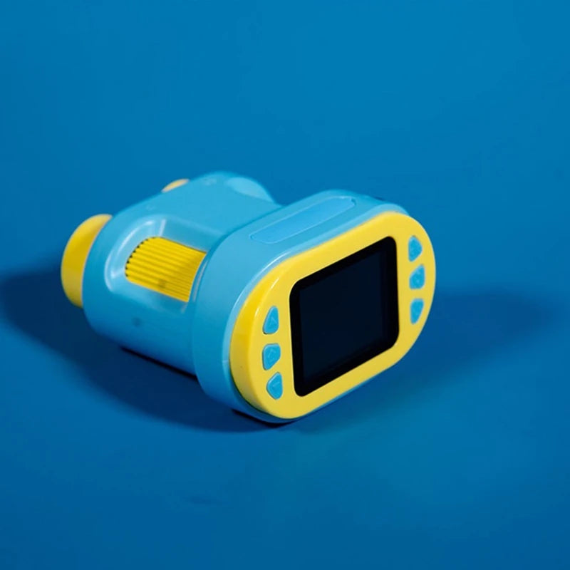 WISH 1000X Pocket Microscope Science Toys Handheld LED Light Biology Magnification Outdoor Students Teaching Oasis Select
