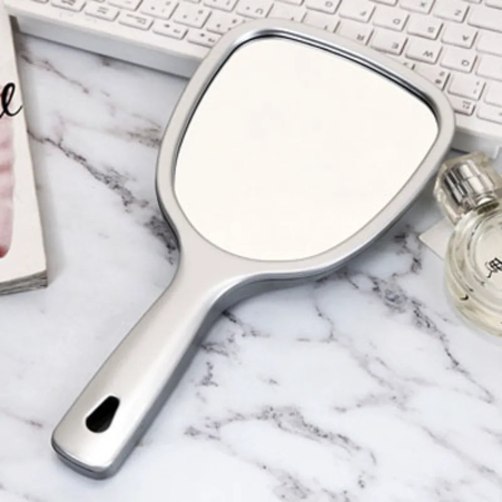 Double-Sided Handheld Makeup Mirror – 2x & 3x Magnification