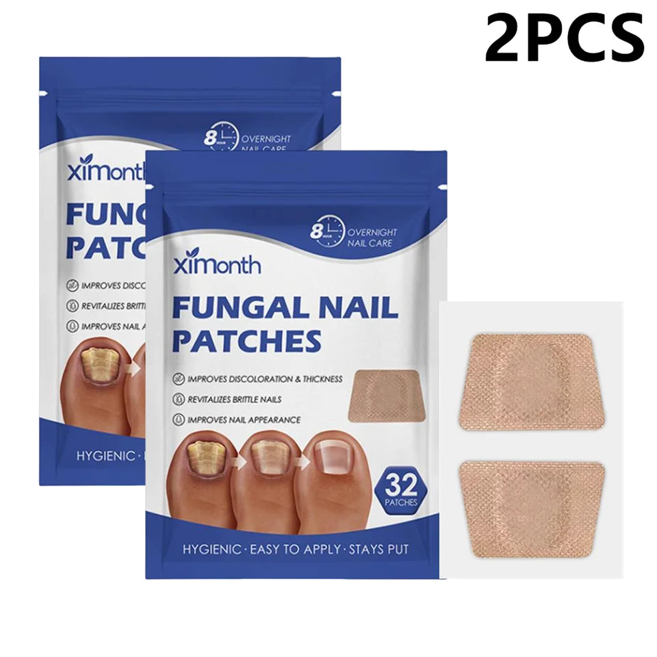 1-3Pcs Fungal Nail Treatment Patch Paronychia Anti-Infection Onychomycosi Removal Grey Nail Repair Correct Ingrown Nail Sticker Oasis Select 2Bags