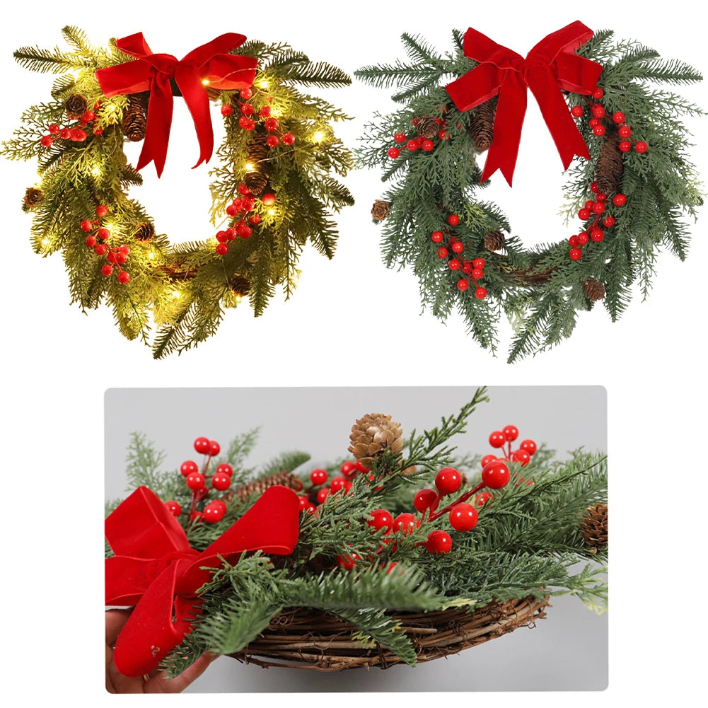 Indoor Outdoor Wreath Christmas Wreath Versatile Decorative Wreath Festive Door Hanging Wreath Holiday Atmosphere Oasis Select