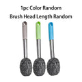 New Portable Steel Wool Cleaning Brush No Shedding Durable Toilet Brushss Multi-functional Cleaning Tool Oasis Select 1pc color random