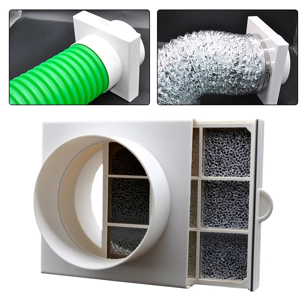 Duct Air Filter for PVC and PE Pipes Washable Sponge Net Designed for Efficient Air Filtration and Maintenance Oasis Select