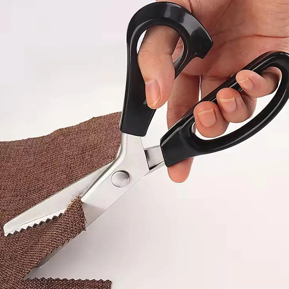 Pinking Shears – Zigzag Serrated Stainless Steel Fabric Scissors
