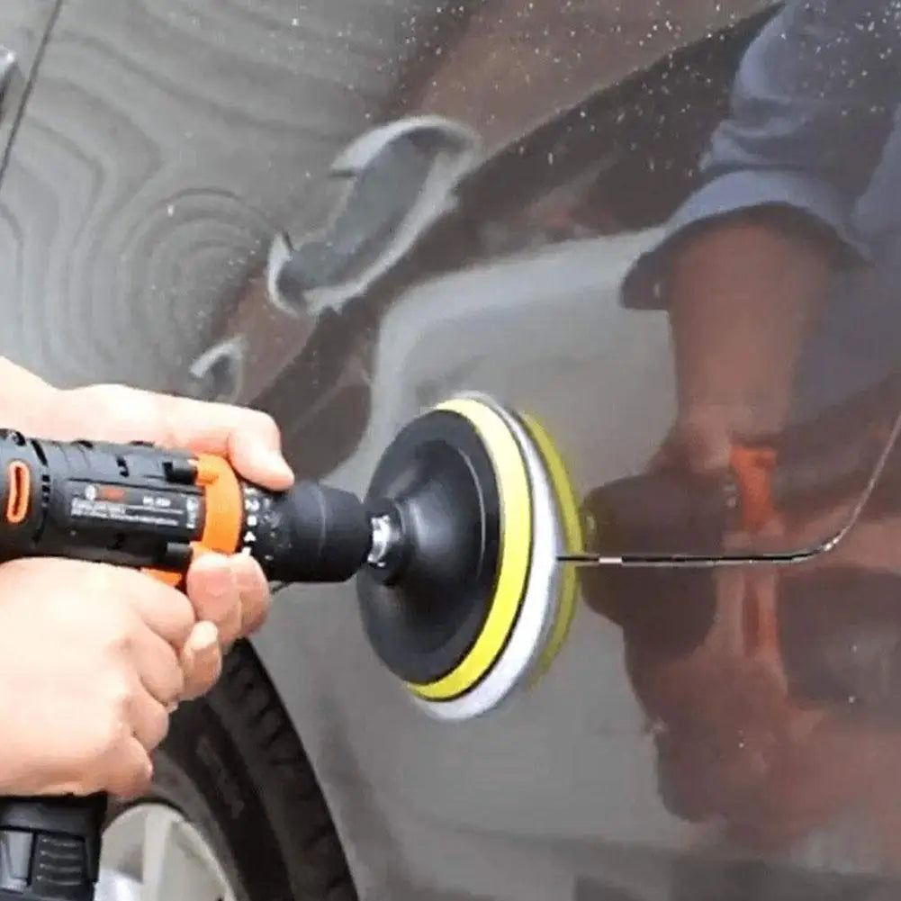 4Inch Polishing Kit Polishing Pad Car Waxing Sponge Disk Wool Wheel for Auto Body Beauty Polisher Washing Car Gadget Universal Oasis Select