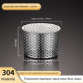 1Pc Stainless Steel Rooftop Floor Drain Cover Anti-Clog Circular Shape Outer Side Filter Screen Balcony Floor Drains Oasis Select 125mm