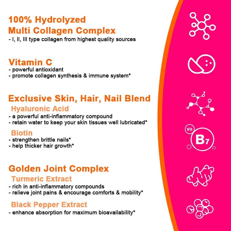 Collagen Capsules with Hyaluronic Acid & Vitamin C | Xemenry
